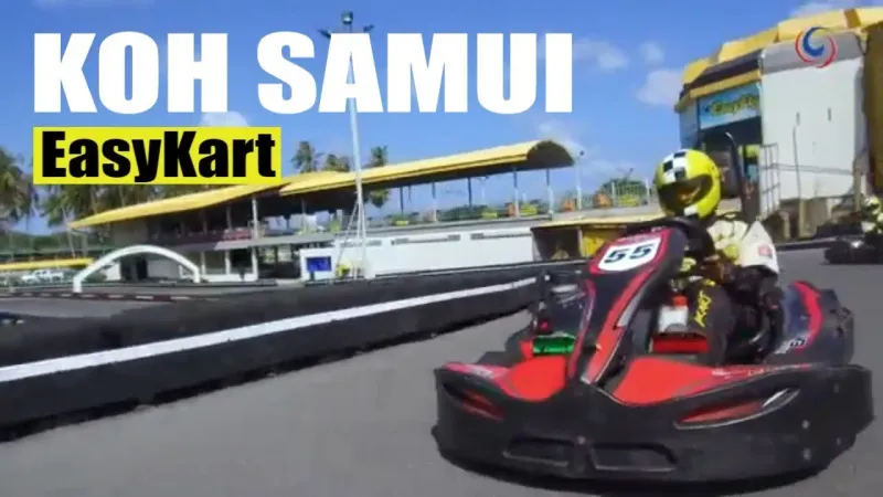 Go-karting at EasyKart in Chaweng Lake, from a visitor's video of the track