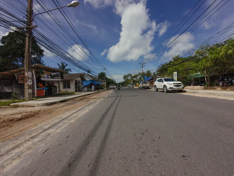 Local street corner near Bang Po Seafood restaurant, Maenam, Koh Samui