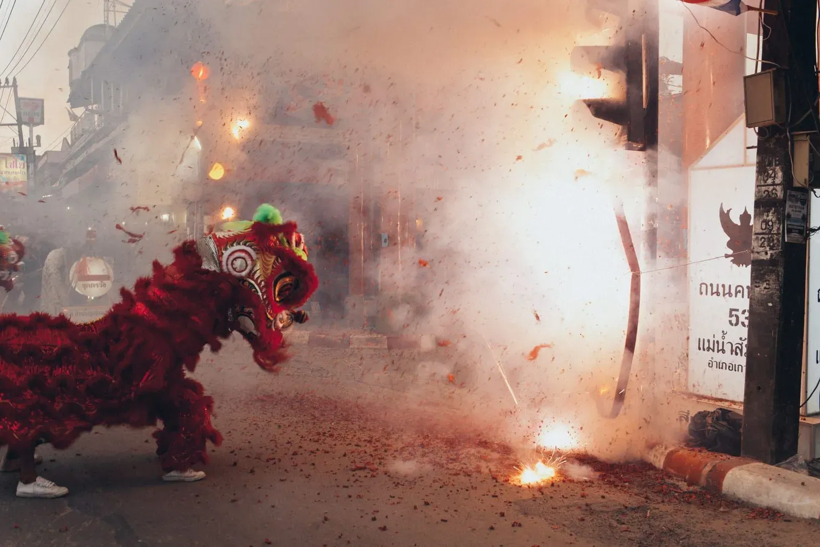 Chinese New Year on Koh Samui — Hainanese Shrines & Lion Dances