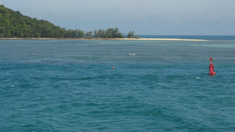 High speed catamaran ferry sailing the Koh Samui to Koh Phangan and Koh Tao route