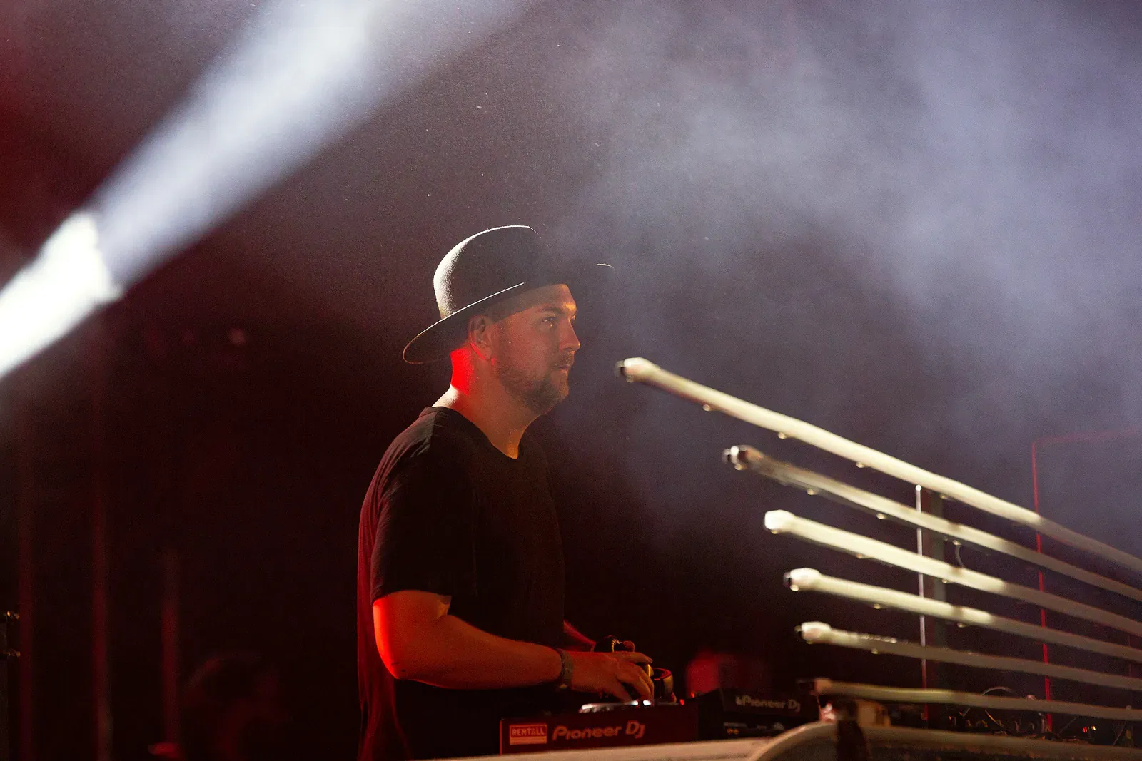 Kölsch playing a DJ set at the SonneMondSterne festival in 2018