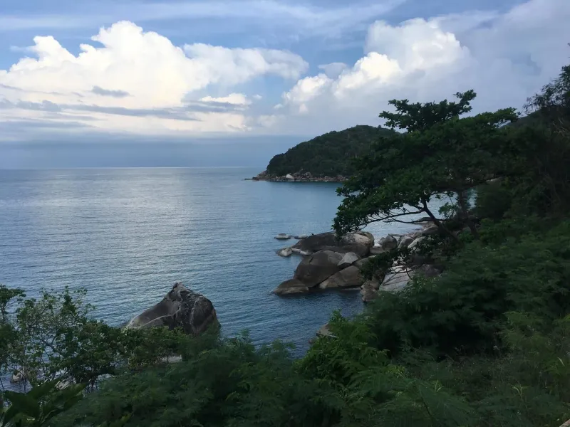 Blick vom Elephant Rock zwischen Chaweng und Lamai auf Ko Samui
