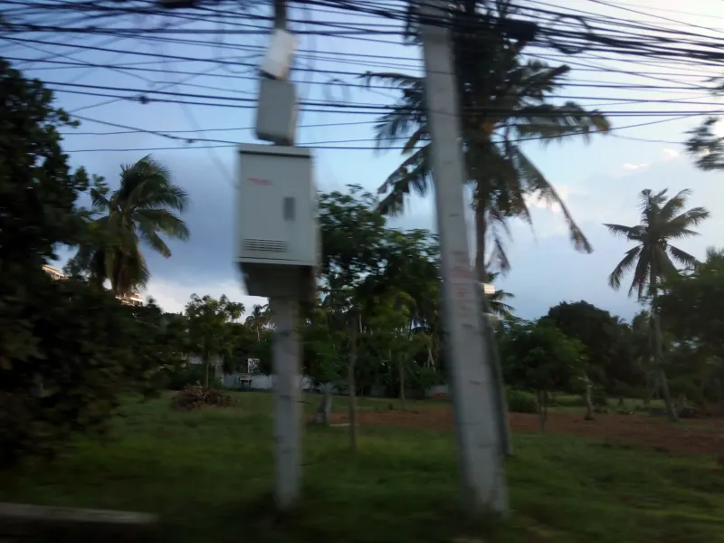 Access road near The Ritz-Carlton, Koh Samui on the way to Choeng Mon and Plai Laem