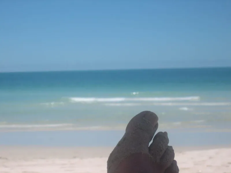 A quiet stretch of beach on Koh Samui's northwest coast, near the Laem Yai headland