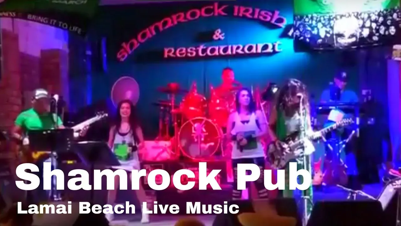 Samui Shamrock, Lamai: Irish Pub, Live Band, Open to 02:00 (2026)