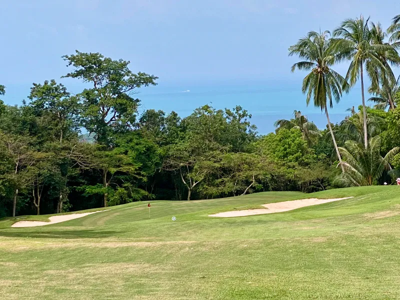 Santiburi Samui Country Club's course, as featured in a Top 100 Golf Courses review