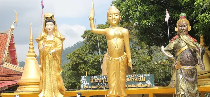 Folklore Museum display at Wat Lamai, Koh Samui