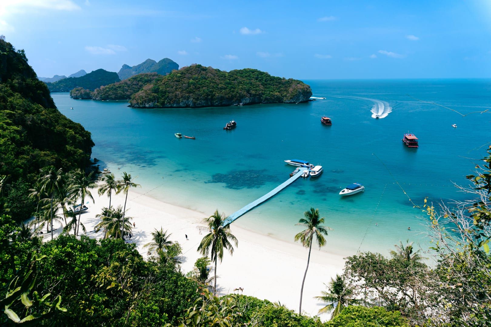 Ang Thong Wua Talab Viewpoint — Wanderung zu 42 Inseln ab Koh Samui