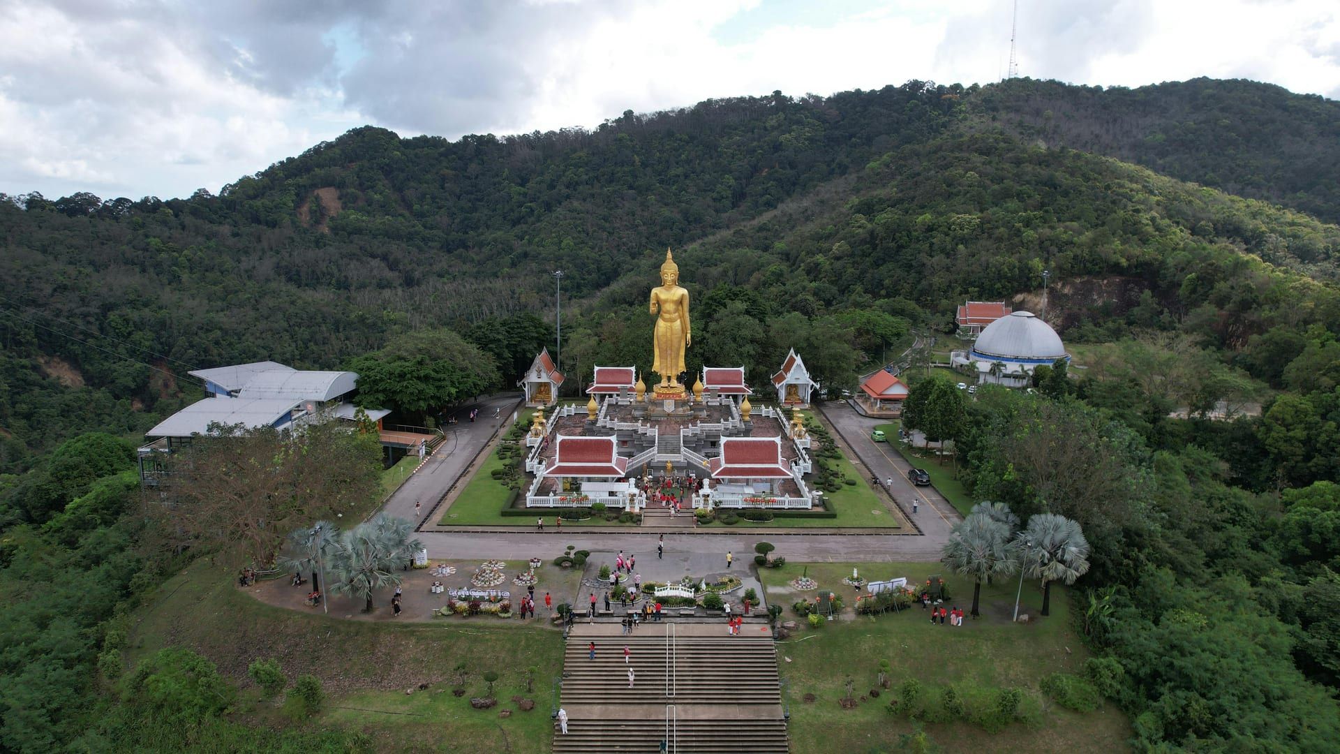 Coastal view from Buddha's Footprint Shrine Koh Samui