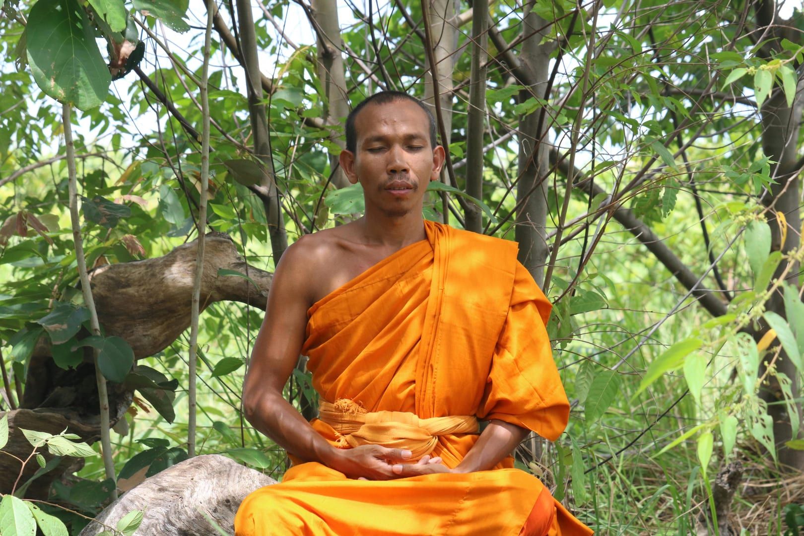 Sunrise over the Gulf of Thailand from the meditation terrace