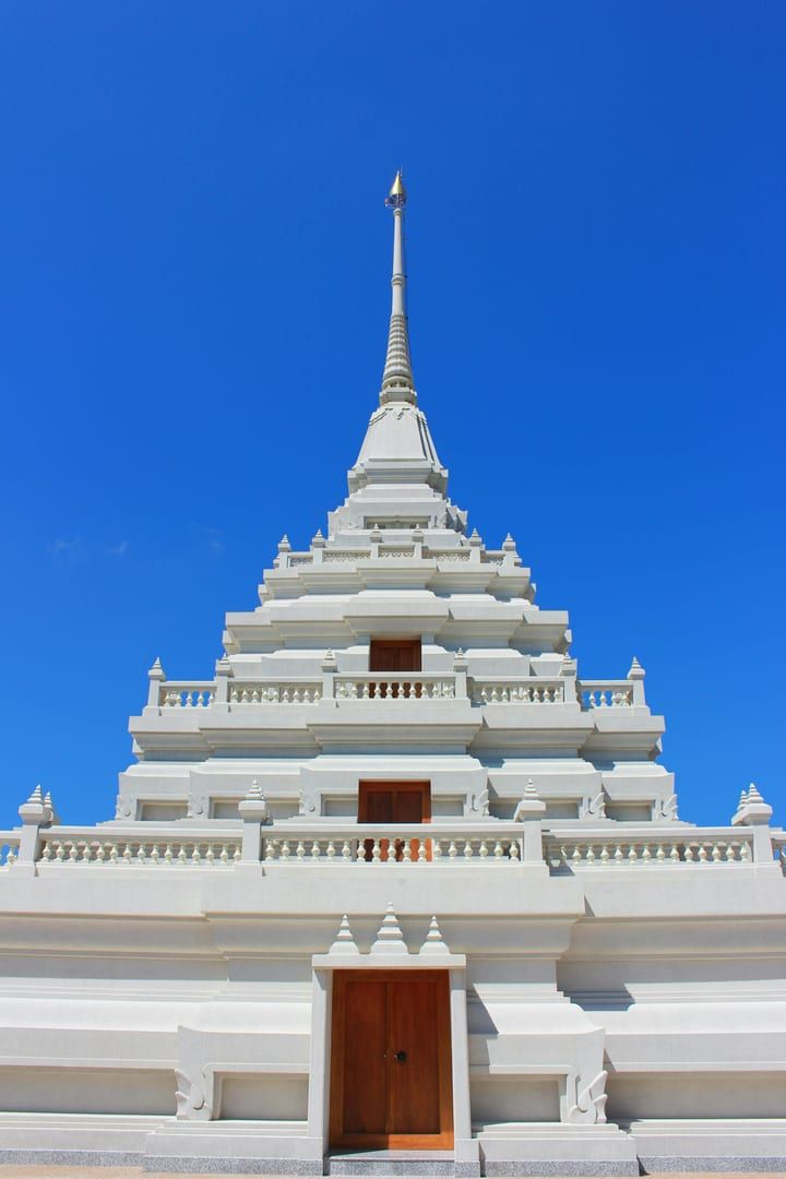 Baby Buddha statue at the hilltop temple