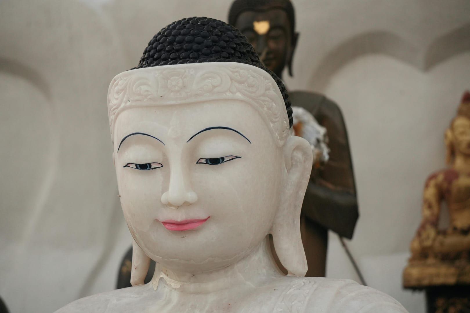 Peaceful gardens at Wat Kiri Wongkaram Koh Samui