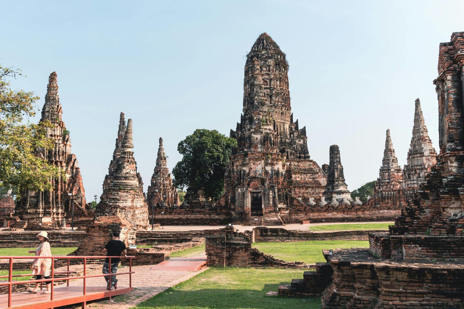 Historic Ayutthaya-era temple architecture like Wat Pradoem Koh Samui